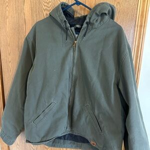 Green Hooded Jacket